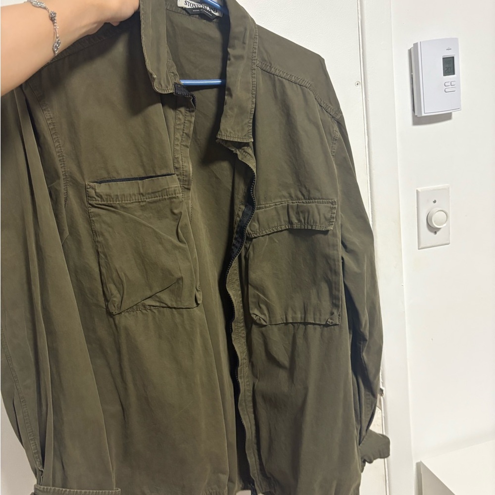 Stone Island Dark Olive Military Jacket